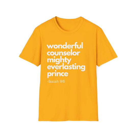 Wonderful Counselor Bible Unisex Tee