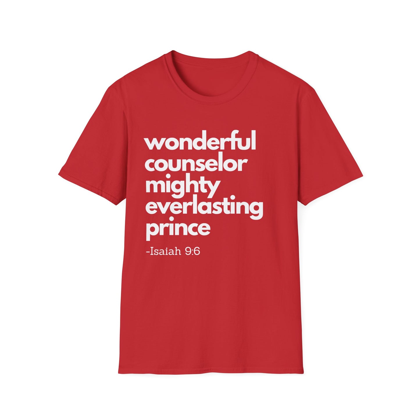 Wonderful Counselor Bible Unisex Tee